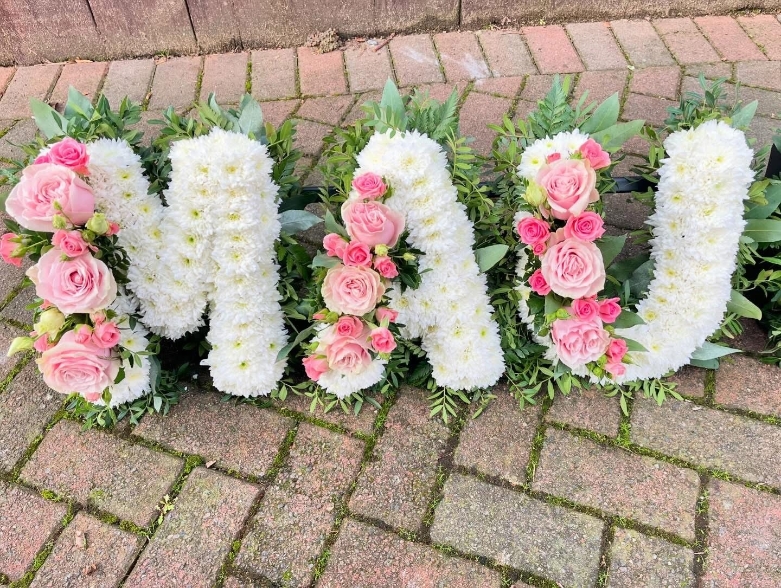 Chrysanthemum Based Letters