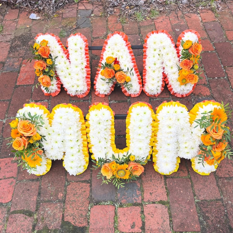 Chrysanthemum Based Letters