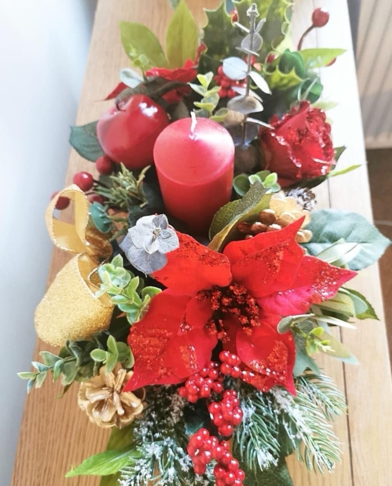 Christmas Table Arrangements