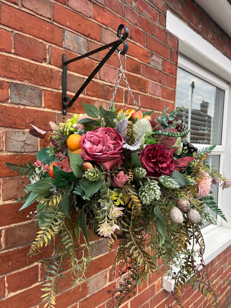 Large Autumn Hanging Baskets