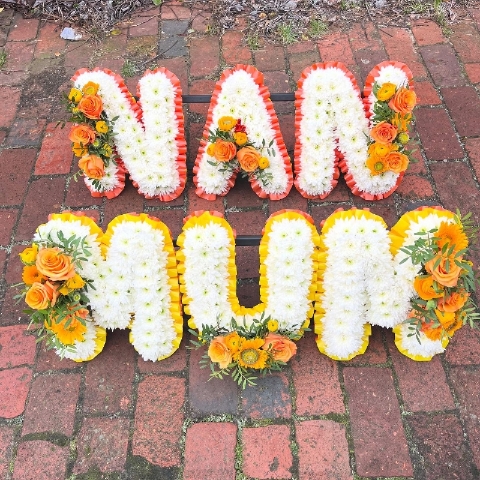 Chrysanthemum Based Letters
