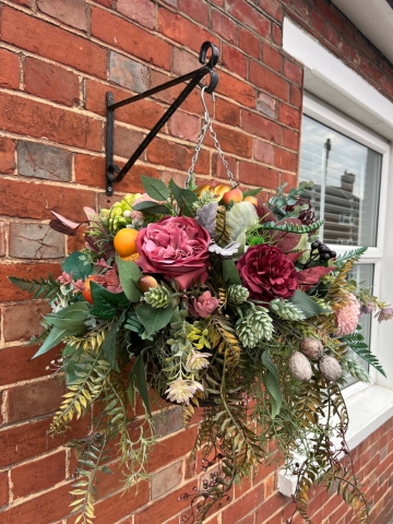 Large Autumn Hanging Baskets